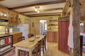 Apartment (0 Bedroom) | Interior - Cozy 1930s-style Waterfront Maine Cabin w/ Dock! (Bath)