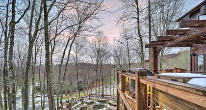 2 Mi to Slopes: Luxe Beech Mtn Cabin w/ Hot Tub