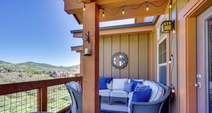 Mountain-view Condo ~ 9 Mi to Park City Skiing