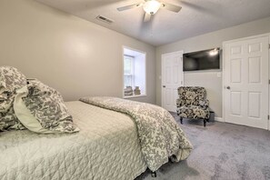 公寓 (2 Bedrooms) | 2 間臥室、筆電工作空間、熨斗/熨衣板、免費搖籃/嬰兒床