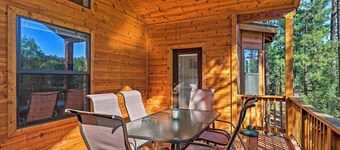 เคบินที่เงียบสงบริมทะเลพร้อมชานบ้าน + วิวทะเล Edler!