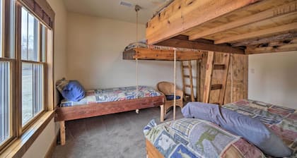 Lakefront Cedar Vale Lodge w/ Private Boat Dock!