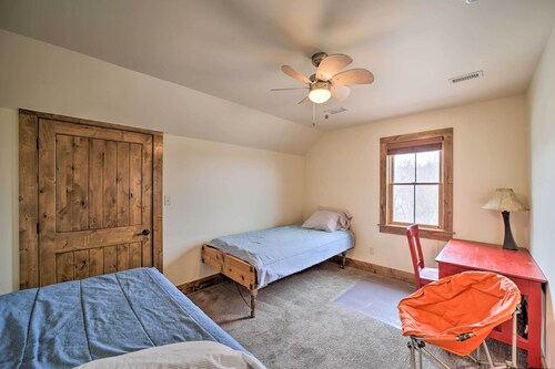 Lakefront Cedar Vale Lodge w/ Private Boat Dock!