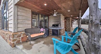 Lakefront Cedar Vale Lodge w/ Private Boat Dock!