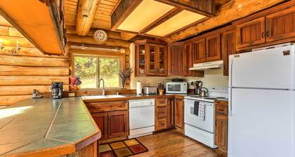 Log Home on 60 Private Acres By Mt Shasta Ski Park