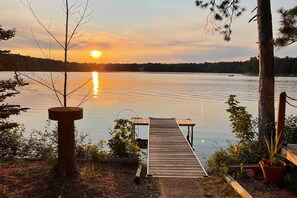 House (1 Bedroom) | Interior - Pine Ridge Resort Cabin on Bass Lake w/ Dock! (Interlochen)