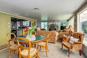 House (3 Bedrooms) | Interior - Outdoor Adventure: Tranquil Creekside Retreat (Merlin)