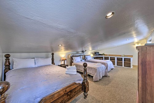 Secluded Camp Connell Home w/ Deck + Fireplace!