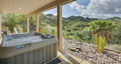 Hot Tub + Balcony: Rainbow Retreat Near Wineries!