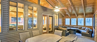 Boat Dock, Game Room: Lakefront Sunrise Beach Home