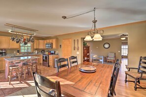 House (Multiple Bedrooms) | Interior - 1/2 Mi to River: Spacious Blue Ridge Gem w/ Views! (Piney Creek)