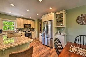 House (4 Bedrooms) | Interior - Renovated Home w/ Private Dock on Watauga Lake (Butler)