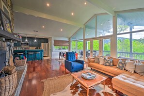 House (5 Bedrooms) | Interior - Cashiers Retreat w/ Fireplace & Mtn Views! (Cashiers)