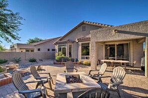 House (3 Bedrooms) | Front of property - Modern Mesa Resort-style Home With Fire Pit & Yard (Mesa)