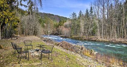 Remote Escape: Riverside Home w/ Scenic Views