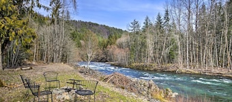 Remote Escape: Riverside Home w/ Scenic Views