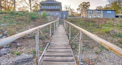 Lakefront Eucha Escape w/ Views & Boat Slip!