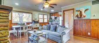 Lakefront Eucha Escape w/ Views & Boat Slip!