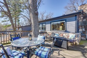 House (1 Bedroom) | Interior - Lakefront Eucha Escape w/ Views & Boat Slip! (Eucha)