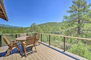 House (2 Bedrooms) | Interior - Deck & Mogollon Rim Views: Secluded Payson Cabin (Payson)