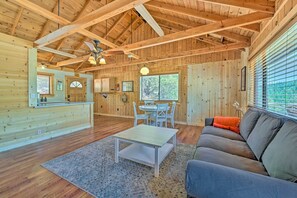 House (2 Bedrooms) | Interior - Deck & Mogollon Rim Views: Secluded Payson Cabin (Payson)