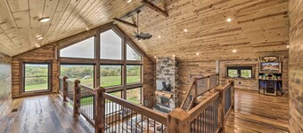 Galena Cabin w/ Wraparound Porch & Game Room!