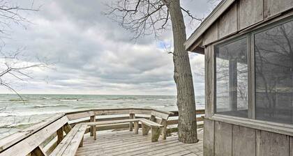 Lake Michigan Waterfront Home: 1 Mile to Downtown!