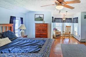 House (3 Bedrooms) | 3 bedrooms, iron/ironing board, bed sheets - Finger Lakes Home w/ Sweeping Views and Sun Deck! (Watkins Glen)