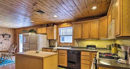 Lakefront Escape w/ Fishing Pier & Snowmobiling!