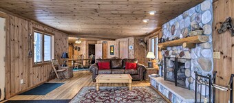 Lakefront Escape w/ Fishing Pier & Snowmobiling!