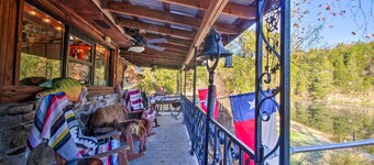 Riverfront Getaway w/ Treehouse, Fire Pit & Deck!