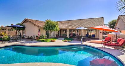 Elegant Peoria Home: Pool, Putting Green, Fire Pit