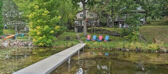Spacious Lakehouse w/ Deck, Kayaks, & Dock!
