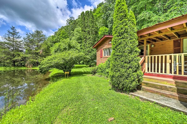 Exterior - Serene Smoky Mountain Home w/ Grill & Patio! (Topton)