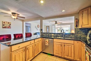 Interior - Walk to Gulf: Home w/ Boat Dock in Hudson! (Hudson)