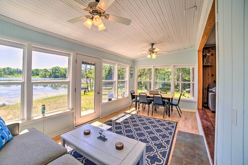 Lakefront Wisconsin Cottage w/ Dock & Hot Tub!