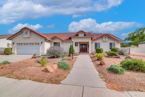 House (3 Bedrooms) | Exterior - 3 Mi to Lake Powell: Home w/ Patio & Waterfall (Page)