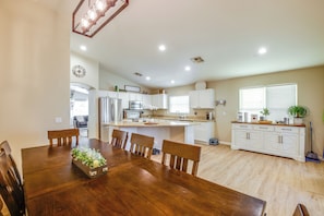 House (3 Bedrooms) | Interior - Fenced-in Pool & Patio: Gilbert Home! (Gilbert)