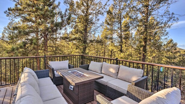 Unclassified image, 1 of 32, button - 'mountain Haven' w/ Deck + Pikes Peak Views! (Woodland Park)