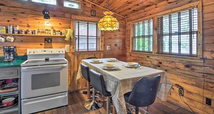 Lake Livin' Cozy Cabin w/ Dock, Tiki Bar, 2 Kayaks