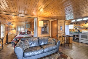 House (1 Bedroom) | Interior - Lake Livin' Cozy Cabin w/ Dock, Bar, 2 Kayaks (Atlanta)