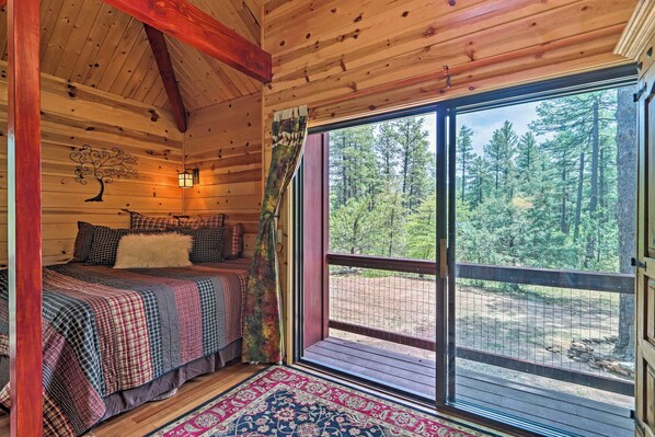 House (0 Bedroom) | Interior - Furnished Deck: Romantic Strawberry/pine Studio! (Pine)