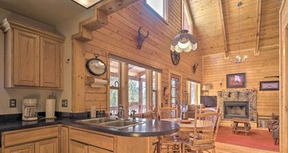 Log Cabin w/ Mountain Views ~ 30 Mi to Pikes Peak!