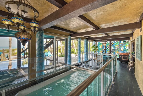 House (3 Bedrooms) | Interior - Beachfront Home on Gulf of Mexico w/ Indoor Pool (Englewood)