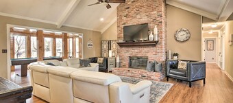 Private Pool & Game Room: Upscale Home in Vinita