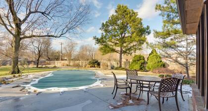 Private Pool & Game Room: Upscale Home in Vinita