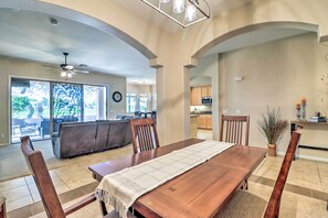 House (3 Bedrooms) | Interior - Pool & Putting Green: Goodyear Home on Golf Course (Goodyear)