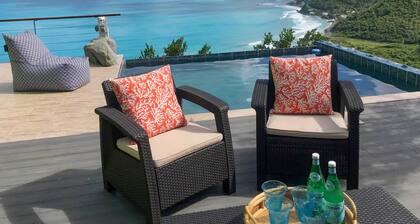 'tortola Adventure' Private Villa: Ocean-view Pool