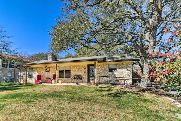 Front of property - Pet-friendly Austin Home w/ Private Hot Tub! (Austin)