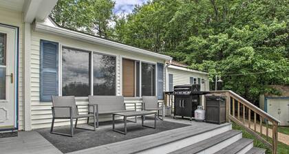 New Hampshire Home w/ Private Beach, Dock & Rafts!